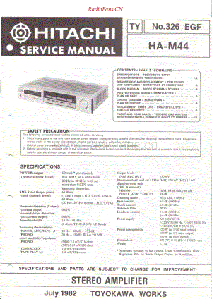 Hitachi-HAM44-int-sm维修电路原理图.pdf