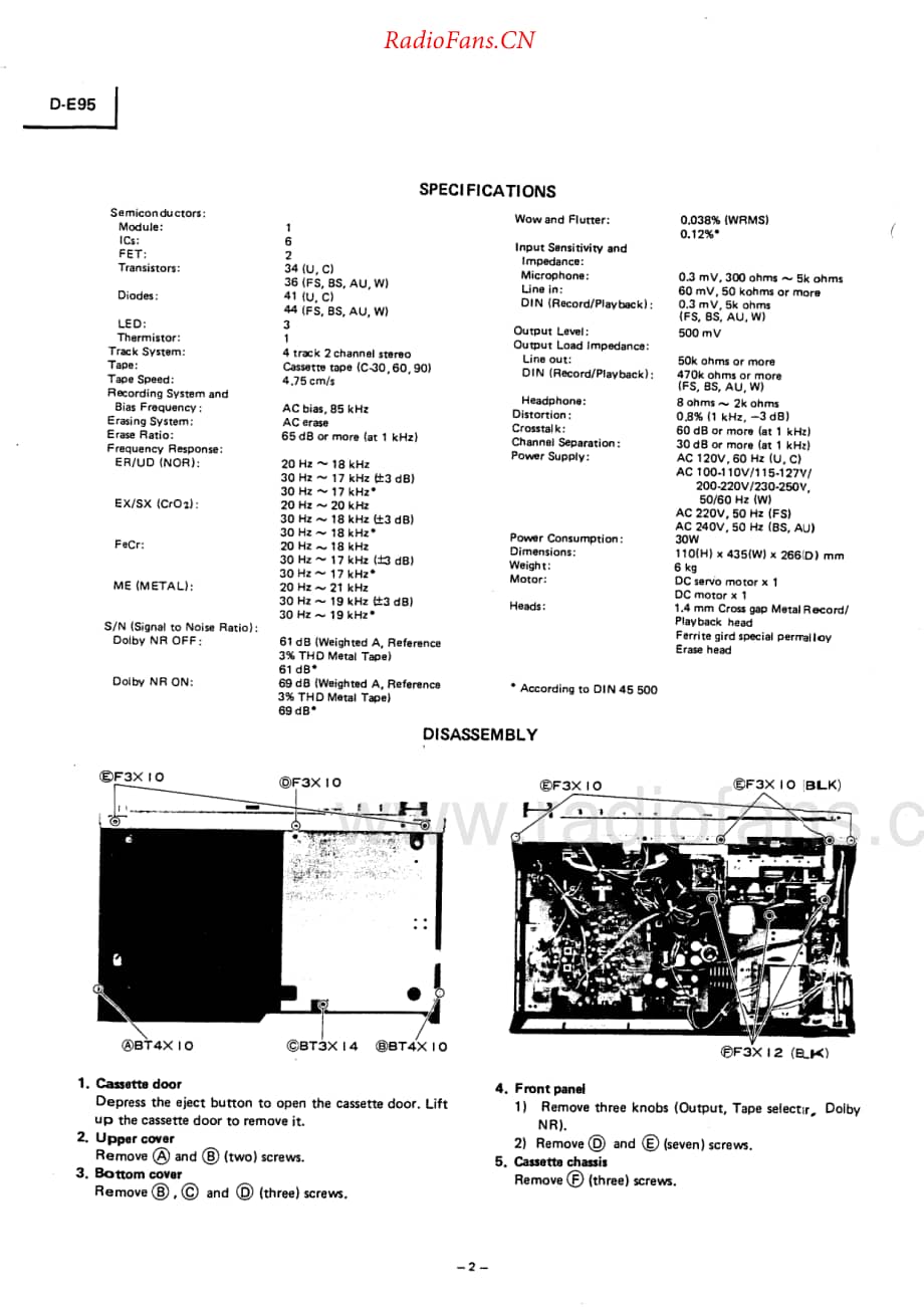 Hitachi-DE95-tape-sm维修电路原理图.pdf_第2页