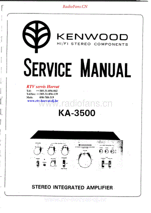 Kenwood-KA3500-int-sm维修电路原理图.pdf