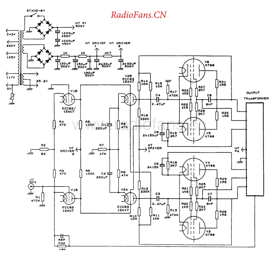 Jadis-JA80-pwr-sch维修电路原理图.pdf_第1页