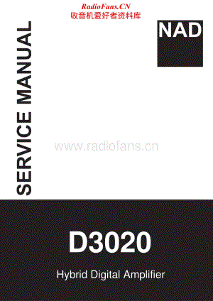 NAD-D3020-int-sm维修电路原理图.pdf