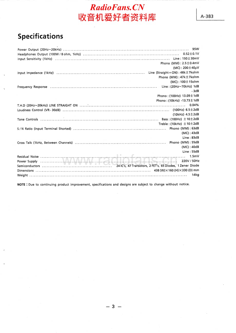 Luxman-A383-int-sm维修电路原理图.pdf_第3页
