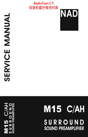 NAD-M15ACH-sur-sm维修电路原理图.pdf
