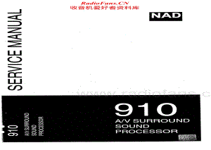 NAD-910-av-sm维修电路原理图.pdf