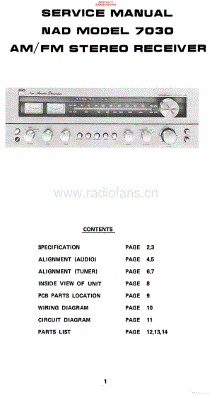 NAD-7030-rec-sm维修电路原理图.pdf