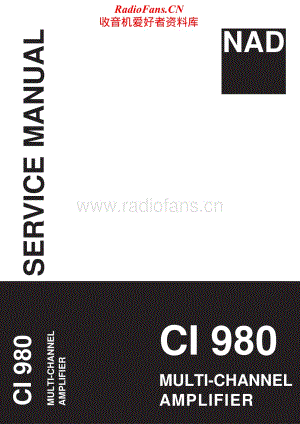 NAD-CI980-pwr-sm维修电路原理图.pdf