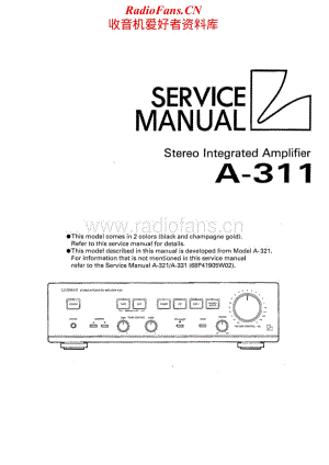 Luxman-A311-int-sm维修电路原理图.pdf