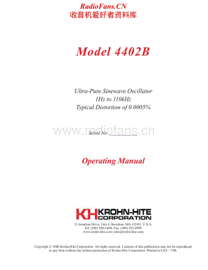 KrohnHite-4402B-osc-sm维修电路原理图.pdf