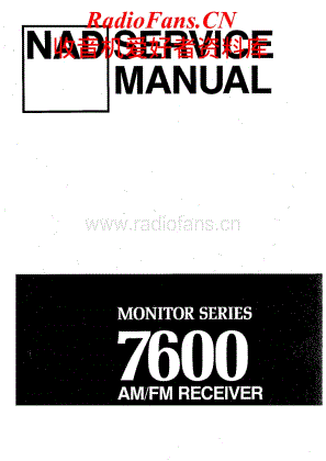 NAD-7600-rec-sm维修电路原理图.pdf