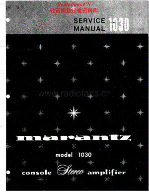 Marantz-1030-int-sm维修电路原理图.pdf