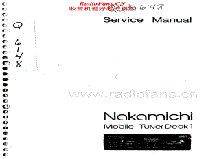 Nakamichi-MTD1-tun-sm维修电路原理图.pdf