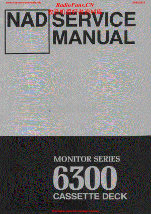 NAD-6300-tape-sm维修电路原理图.pdf