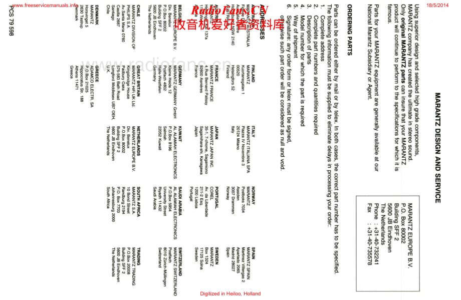 Marantz-SR1040-rec-sm维修电路原理图.pdf_第2页