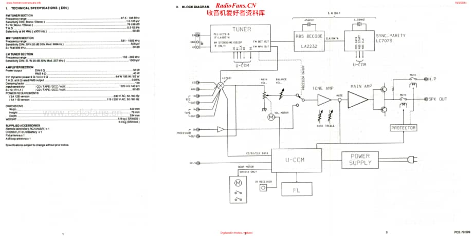 Marantz-SR1040-rec-sm维修电路原理图.pdf_第3页