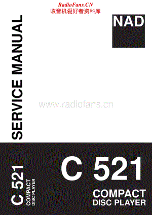 NAD-C521-cd-sm维修电路原理图.pdf