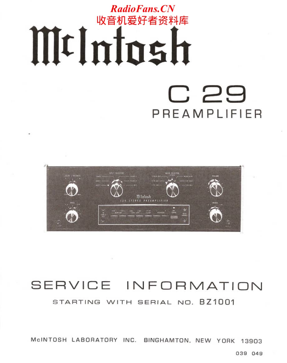 McIntosh-C29-pre-sm维修电路原理图.pdf_第1页
