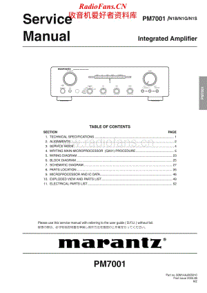 Marantz-PM7001-int-sm维修电路原理图.pdf