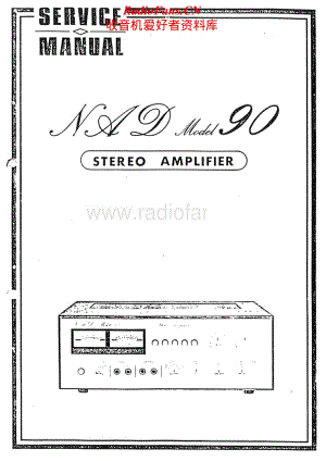 NAD-90-int-sch维修电路原理图.pdf