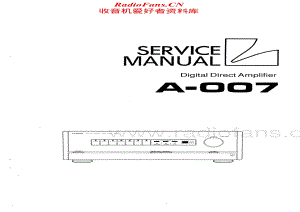 Luxman-A007-int-sm维修电路原理图.pdf