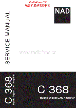NAD-C368-int-sm维修电路原理图.pdf