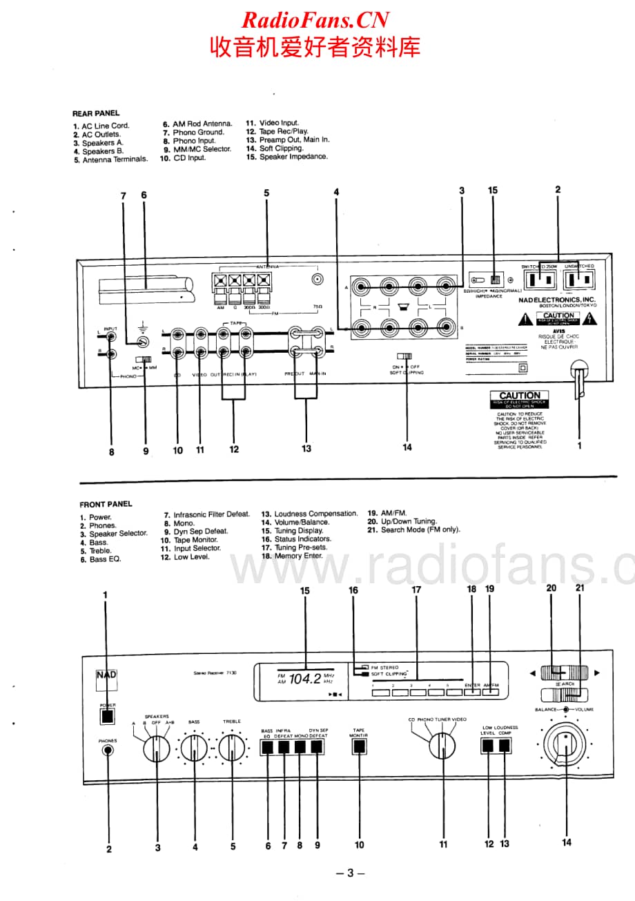 NAD-7130-rec-sm维修电路原理图.pdf_第3页
