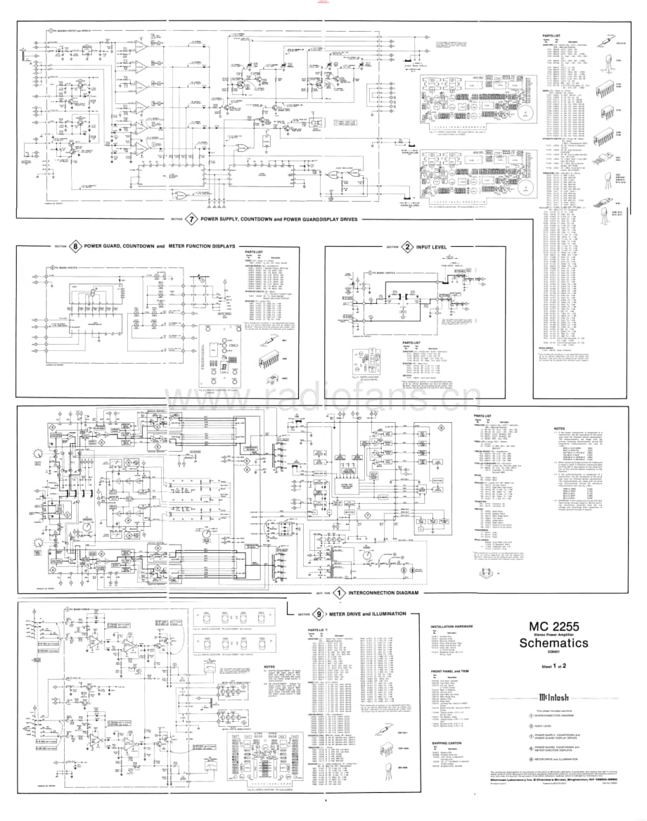 McIntosh-MC2255-pwr-sch维修电路原理图.pdf_第1页