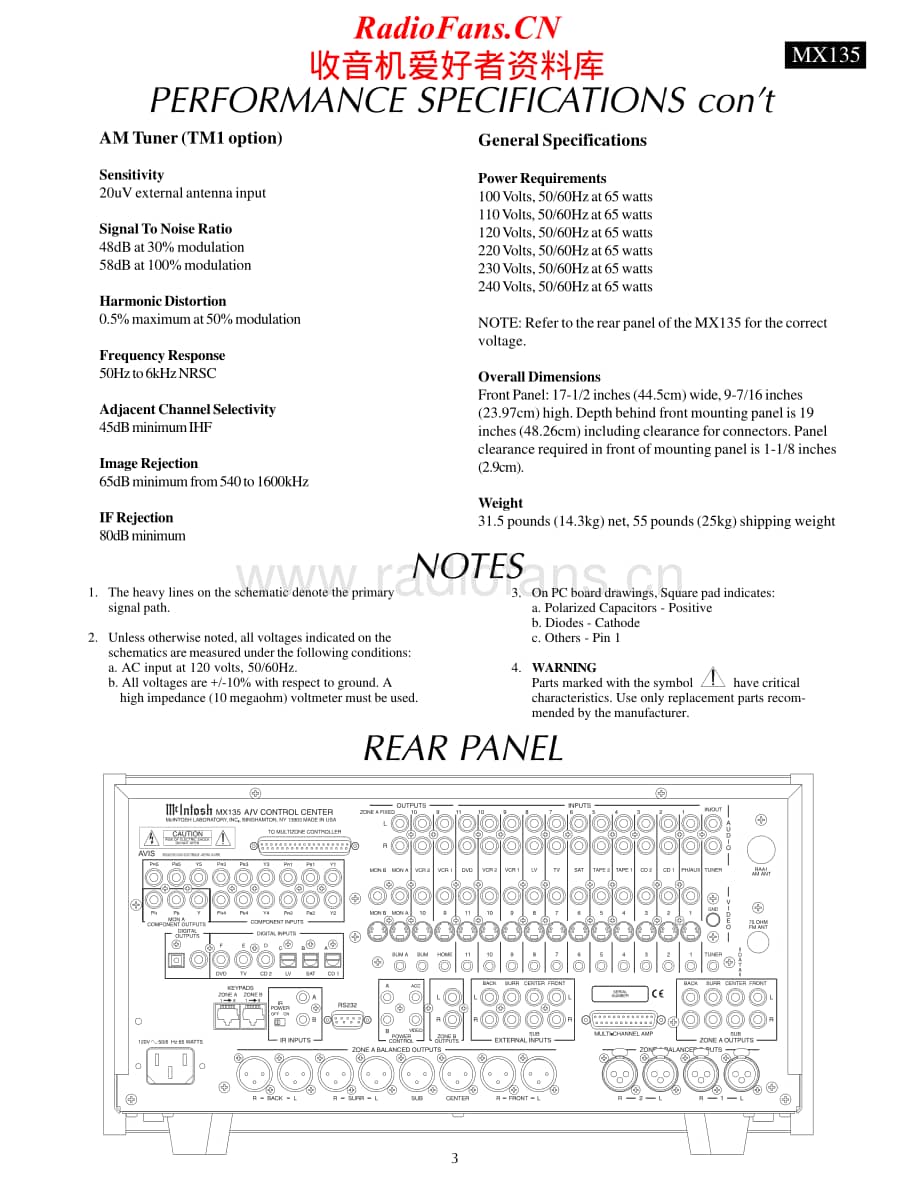 McIntosh-MX135-av-sm维修电路原理图.pdf_第3页