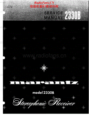 Marantz-2330B-int-sm维修电路原理图.pdf