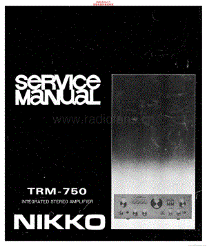 Nikko-TRM750-int-sm维修电路原理图.pdf