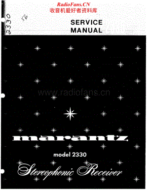 Marantz-2330-int-sm维修电路原理图.pdf