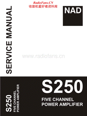 NAD-S250-pwr-sm维修电路原理图.pdf