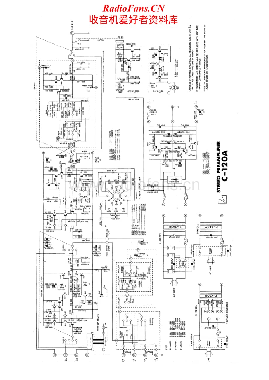 Luxman-C120A-pre-sch维修电路原理图.pdf_第1页