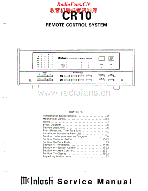 McIntosh-CR10-remote-sm维修电路原理图.pdf