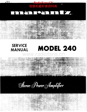 Marantz-240-pwr-sm维修电路原理图.pdf