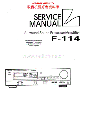 Luxman-F114-sur-sm维修电路原理图.pdf