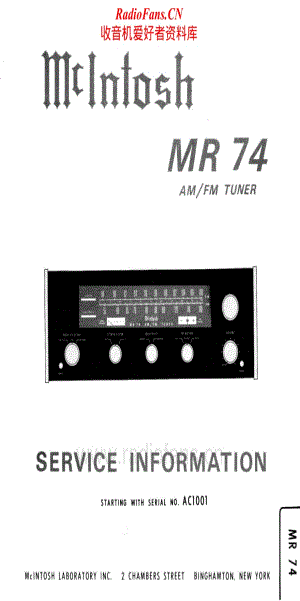 McIntosh-MR74-tun-sch维修电路原理图.pdf