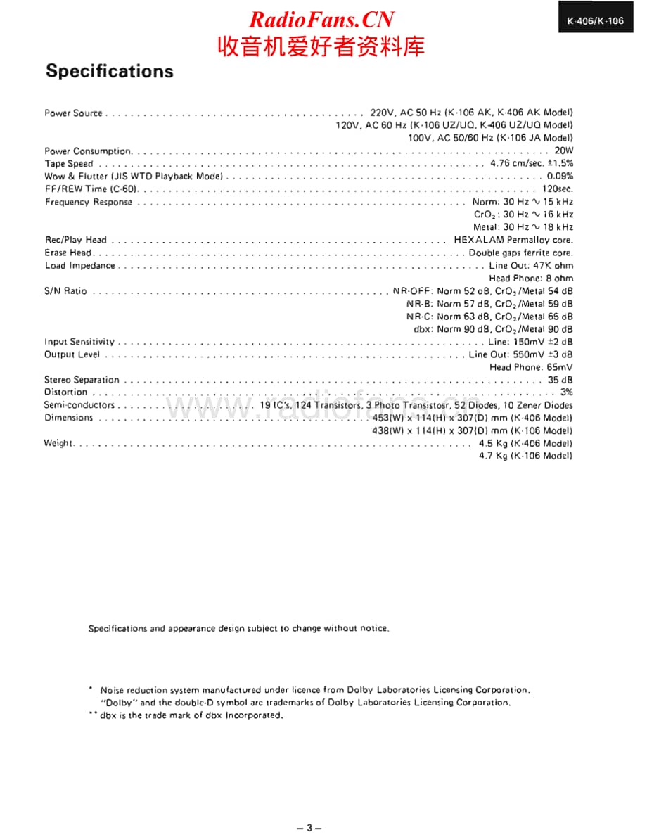 Luxman-K106-tape-sm维修电路原理图.pdf_第3页