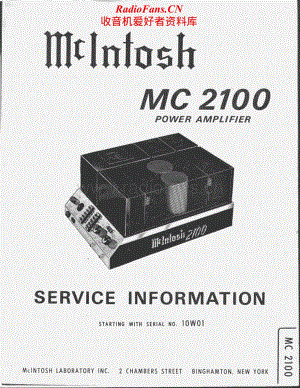 McIntosh-MC2100-pwr-sm维修电路原理图.pdf