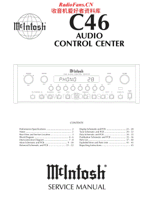McIntosh-C46-pre-sm维修电路原理图.pdf