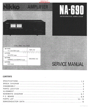 Nikko-NA690-int-sm维修电路原理图.pdf