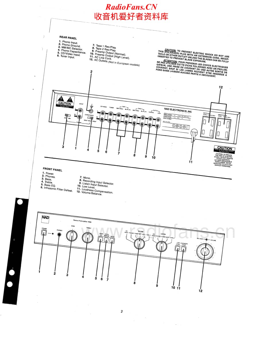 NAD-1155-pre-sm维修电路原理图.pdf_第3页
