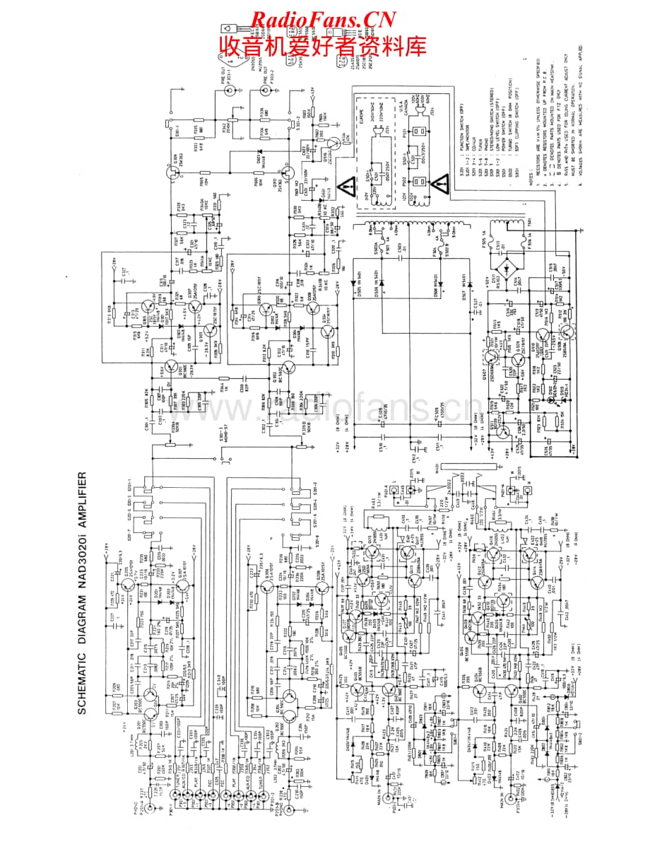 NAD-3020i-int-sch维修电路原理图.pdf_第1页