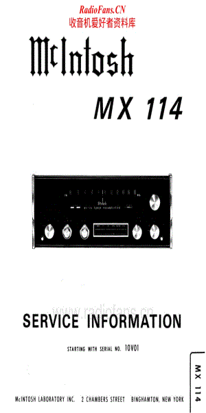 McIntosh-MX114-pre-sm维修电路原理图.pdf