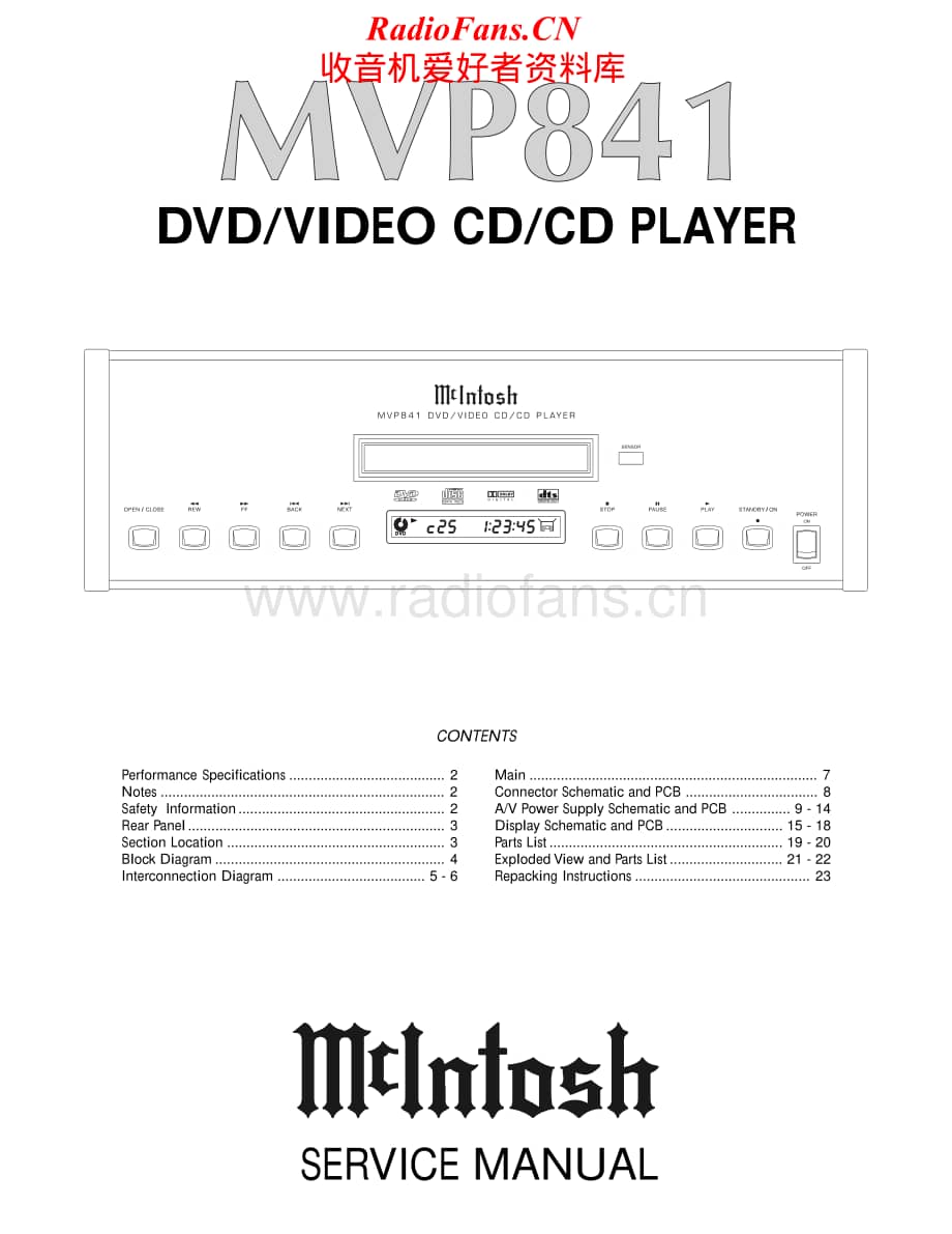 McIntosh-MVP841-cd-sm维修电路原理图.pdf_第1页