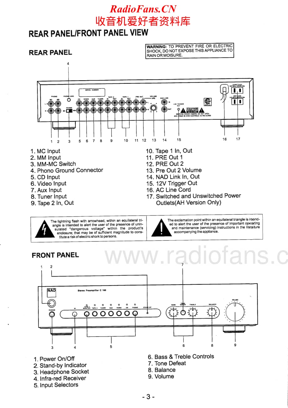 NAD-C160-pre-sm维修电路原理图.pdf_第3页