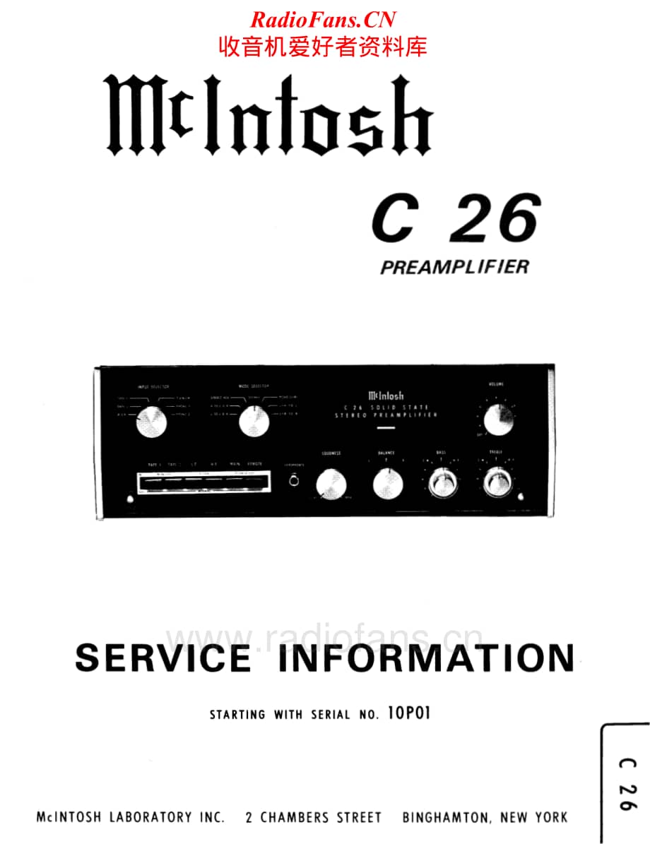 McIntosh-C26-pre-sm维修电路原理图.pdf_第1页