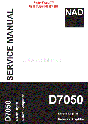 NAD-D7050-int-sm维修电路原理图.pdf