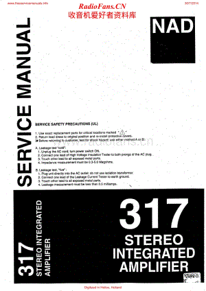 NAD-317-int-sm维修电路原理图.pdf