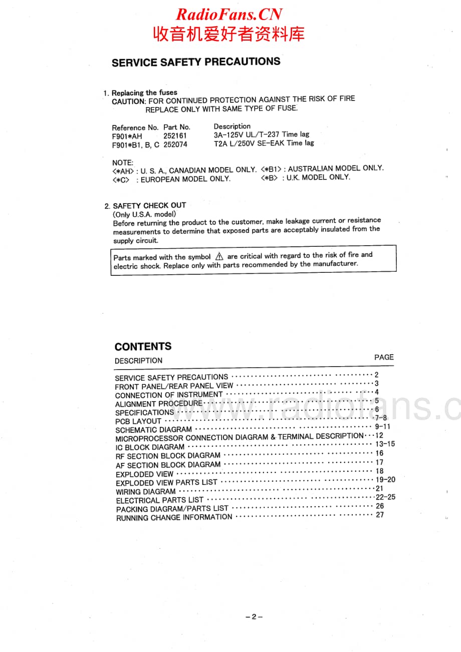 NAD-C740-rec-sm维修电路原理图.pdf_第2页