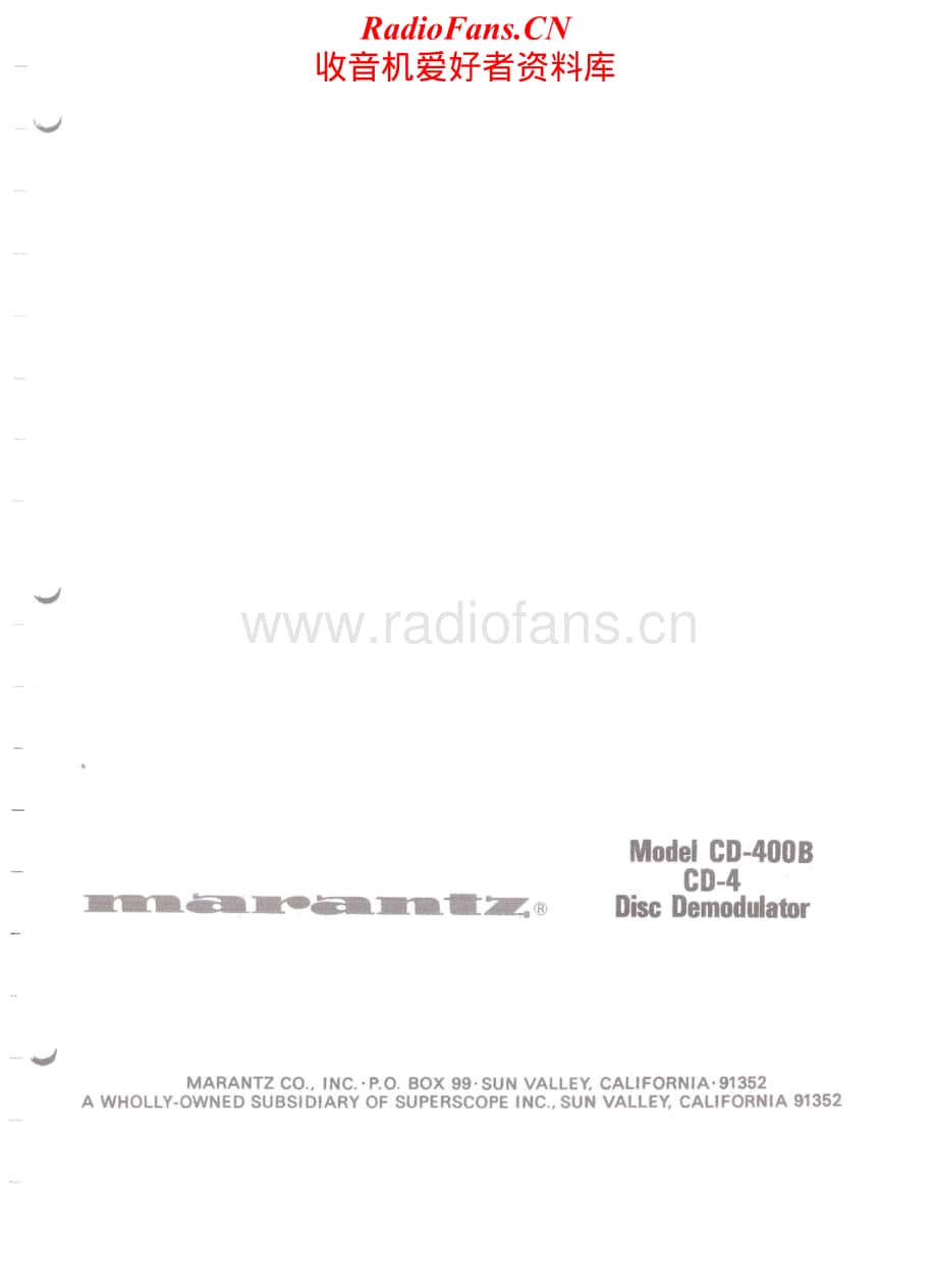 Marantz-CD400B-dd-om维修电路原理图.pdf_第2页